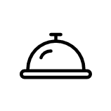 a symbol of a bell, one that can be found usually at the reception of a hotel